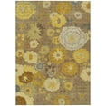 thumbnail image 2 of Addison Rugs Chantille Indoor/Outdoor Transitional Floral Mocha Machine Washable Rectangle Rug, 3' x 5', 2 of 8