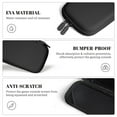 thumbnail image 2 of Black Muscle, Carrying Case For Nintendo Switch & OLED Version, Eva Lightweight Shockproof Protective Pouch Case for Game Console & Accessories with 10 Game Card Slot & Wristband, Black, 2 of 6