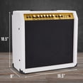 thumbnail image 5 of LyxPro Electric Guitar Amp - 60 Watt Guitar Amplifier with Aux, Headphone Jack & More, White, 5 of 6