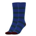 thumbnail image 3 of Striped Cotton Crew Casual Socks 3 Pairs Size 9-11 - S4, 3 of 4