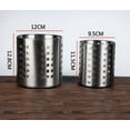 thumbnail image 2 of Stainless Steel Spoon Holder, Kitchen Cooking Utensils Holder for Forks Spatula, Utensil Holder for Countertop, 2 of 7