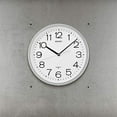 thumbnail image 3 of Seiko 12" Office Classic Numbered Quiet Sweep Wall Clock, Round, Quartz, Analog, QXA014SLH, 3 of 8