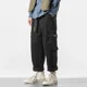 thumbnail image 4 of Pantalones cargo para hombre, pantalones harén, lápiz, negros, para trekking, de licra, baratos, informales, de talla grande, Y2k, nuevos, holgados, vintage, 4 of 5