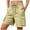 Yellow(Womens Shorts), variant on ZHYou Cargo Shorts for Women Casual Baggy Fit Drawstring Pull On Summer Shorts with Side Flap Pockets,Army Green,Size L