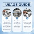thumbnail image 3 of Automotive Headlight Restoration Kit for Oxidized Yellowed, Headlamps, Automotive Lens Restorer and Cleaner, Crystal Clear View Repair Tool (2PC), 3 of 7