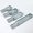 Gray-gray, variant on Rectangular Glass Perfume Refillable Spray Bottle 4 Pack Set, Mini Travel Empty Atomizer Vial 3ml/5ml/10ml, 7 Transparent Colors for Cosmetic Fragrance Sample