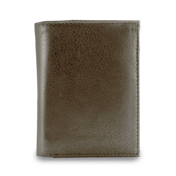 FB Jewels Brown Leather Bi-fold Card Case Jacket Wallet
