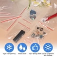 thumbnail image 3 of 50 Pcs Small Plastic Bags, 15.7 x 11 Clear Zip Seal Lock Poly Bags, 3 of 7