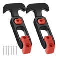 thumbnail image 1 of Colaxi 2Pcs T Handle Hasp Draw Latch T Shape Draw latches Easy to Assemble Sturdy Buckle with Screws for RV Hood Engineering Machine Orange, 1 of 8