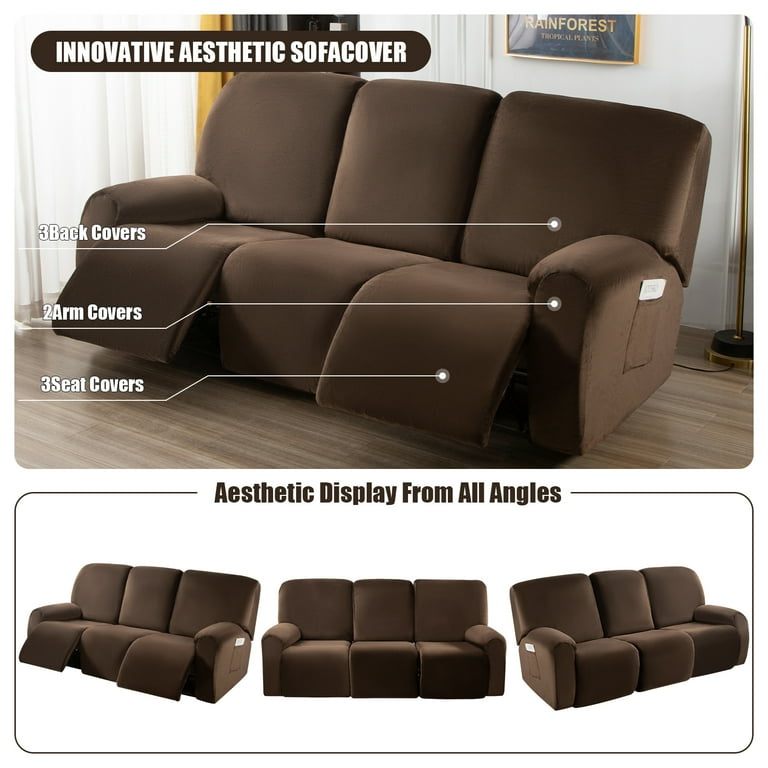 Sofa cover 3 seater recliner sale