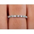 thumbnail image 4 of Jewel Studio Unique Peridot & Moissanite Bridal Band Engagement Wedding Full Band Mother Gift, 4 of 5