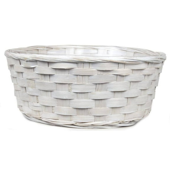Unbranded White Bamboo Basket