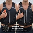 thumbnail image 4 of Koorium Adult Kayak Life Jackets,Safety Swim Vest PFD Buoyancy Vest for Kayaking, Canoeing, SUP & Fishing, 400D Fabric with Phone Pocket, Certified EPE Foam, 4 of 9