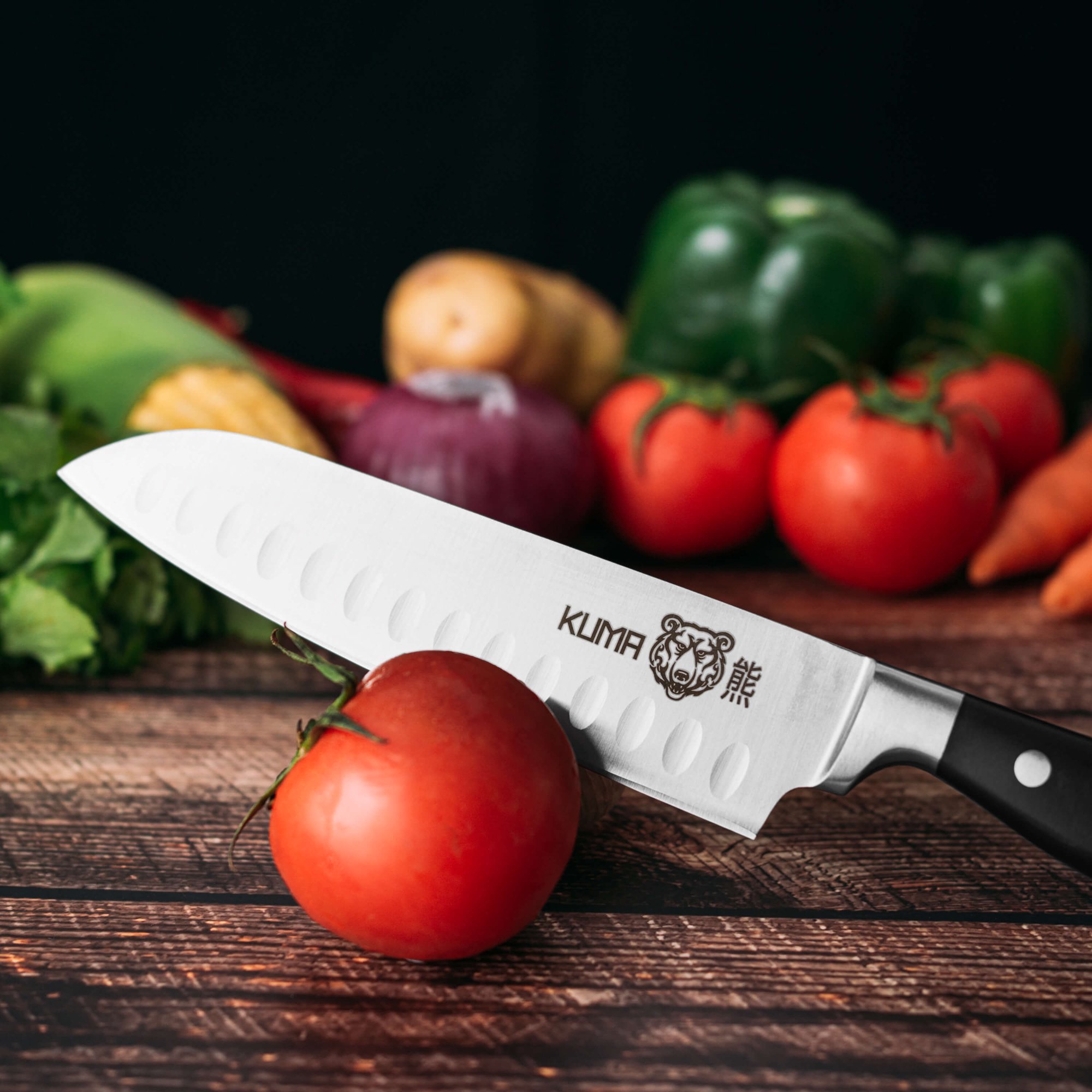 7'' GERMAN STEEL SANTOKU KNIFE – KANKA Grill