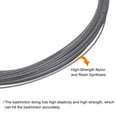 thumbnail image 4 of Unique Bargains 10.3 Meter High Elastic Nylon Badminton Racket String Racquet Line, Silver Tone 4 Pack, 4 of 6
