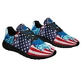 thumbnail image 6 of God Jesus Christian Cross American flag Shoes Sneakers for Women Men Black Size 7, 6 of 7