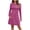 Hot Pink, variant on Winter Dresses for Women Stylish Crew Neck Sweater Dress Fall Long Sleeve Midi Dresses Knit Fitted Wedding Guest Dress