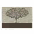 thumbnail image 1 of Rose Cutting Board, Doodle Style Flourishing Tree Branches Romantic Arrangement of Flowers, Decorative Tempered Glass Cutting and Serving Board, Small Size, Pale Pink Beige Brown, by Ambesonne, 1 of 1
