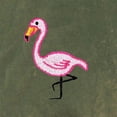 thumbnail image 2 of Dalix Flamingo Embroidered Fleece Hoodie Mineral Wash Long Sleeve Sweatshirt Mens in Olive S Small, 2 of 5
