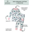 thumbnail image 3 of Honest Baby Clothing Toddler Boy or Girl Gender Neutral Organic Cotton Christmas Pajamas, 2 Piece (2T-7Y), 3 of 7