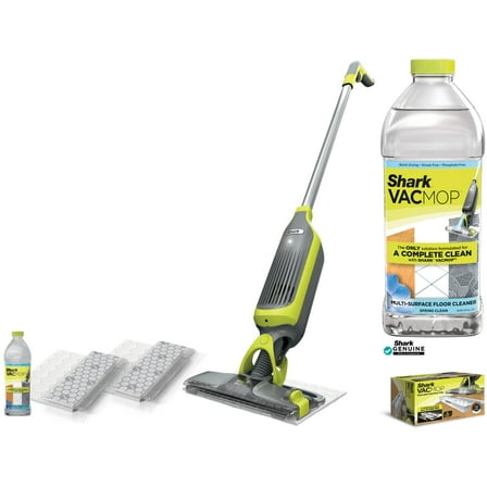 Shark VACMOP,VM200 Bundle with Cleaning Solution and 16 ct. Pads