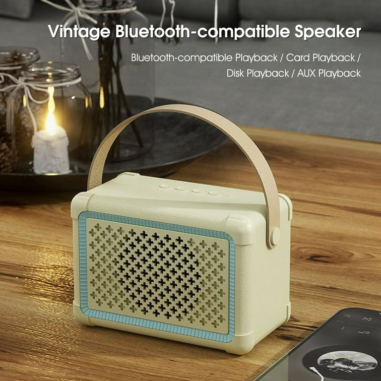 Retro Bluetooth Speaker, Bluetooth Music Box Vintage Wireless