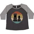 thumbnail image 3 of Inktastic Chess Player Gift Retro Women's Plus Size T-Shirt, 3 of 5