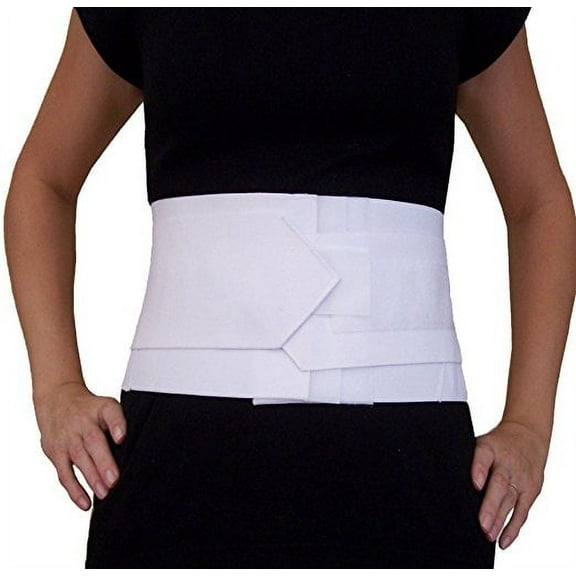 Alpha Medical 6-Inch Lumbosacral Support Elastic Back Brace for Enhanced Lumbar Stability and Pain Relief - Ideal for Everyday Use, Posture Support, and Injury Recovery (Small)