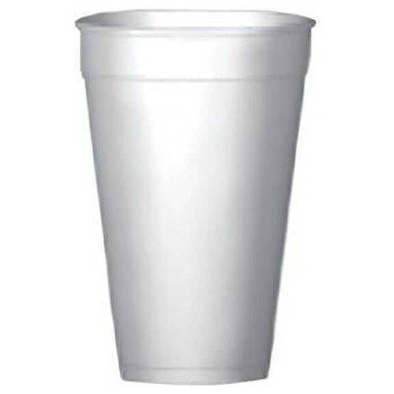 Wincup C1618 Handi-Kup High Sheen White 16 Oz Foam Cup - 500 / CS