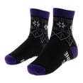 thumbnail image 2 of 1 par de calcetines creativos estampado de pabras divertidas para hombre, diseñador Púrpura Zulema Calcetines del novio de la boda, 2 of 8