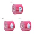 thumbnail image 3 of Sonducket Cinta muscular Soporte Elástico Deporte Adhesivo Vendaje Gimnasio Fitness Correa muscular, Rosa, 10 cm x 5 m Rosa 10 cm * 5 m 3piezas, 3 of 6