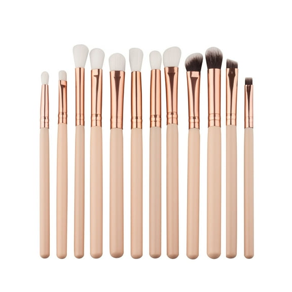 Clear Out Stock! Awwp Beige 1 Set of 12 Makeup Brushes Kits Sets 12Pcs Cosmetic Brush Brush Eyeshadow Tools Eyebrow Makeup Brush