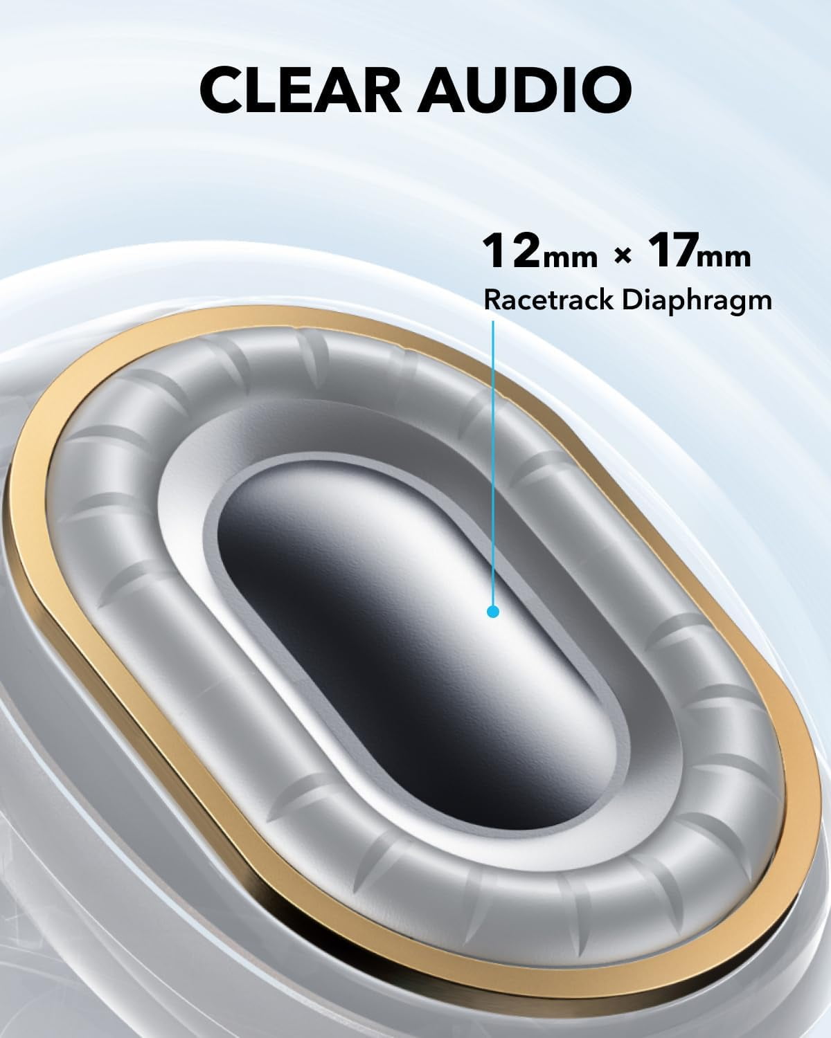 Soundcore C40i by Anker, Open-Ear Earbuds, Clip-On Headphones, Desert Bronze