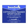 thumbnail image 2 of Sock Snob - 6 Pack Mens Cotton Low Cut Quarter Gym / Trainer Socks, 2 of 2
