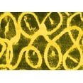 thumbnail image 1 of Ahgly Company Indoor Rectangle Abstract Yellow Modern Area Rugs, 2' x 4', 1 of 4