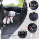 thumbnail image 3 of Funda de asiento para perros VIVAGLORY para asiento trasero con ventana de malla negra, 3 of 7