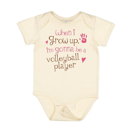 

Inktastic Kids Volleyball Player Gift Baby Girl Bodysuit