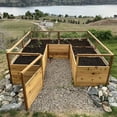 thumbnail image 6 of Outdoor Living Today Raised Garden Bed Western Red Cedar 1-Count 8x8, 6 of 11