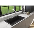 thumbnail image 5 of Bocchi 1616-505-0126 Baveno Lux 33-3/4" Undermount Single Basin Granite Kitchen Sink -, 5 of 7