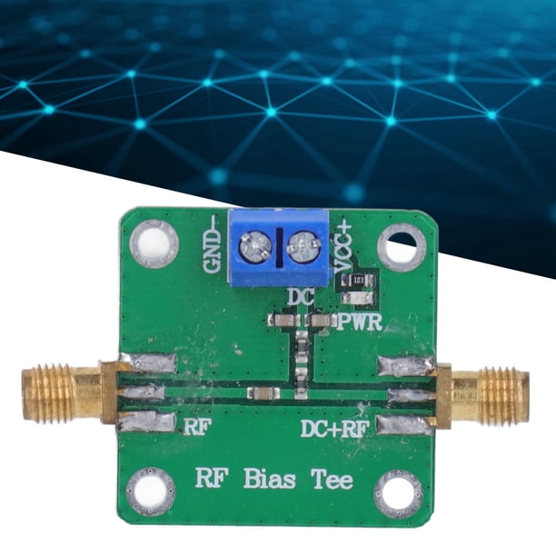 Placa De Filtro RF, Ganancia Estable De 10-6000 MHz 50 V 500 MA 50 Ohmios Módulo En T De Polarización Para Bricolaje