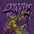 thumbnail image 3 of Tales of the Teenage Mutant Ninja Turtles Donnie Graffiti Kids T Shirt for Youth Boys and Girls, Purple, X-Large, 3 of 5
