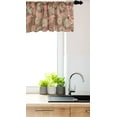 thumbnail image 3 of Ambesonne Kissing Window Valance, Vintage Inspired Love Themed Pattern with Doodle Birds and Flowers Print, Curtain Valance for Kitchen Bedroom Decor with Rod Pocket, 54" X 18", Multicolor, 3 of 3