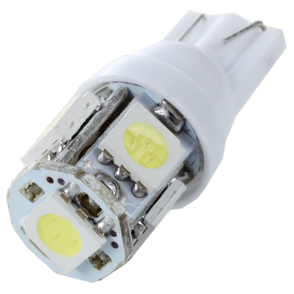 10 PCS T10 5 SMD LED Bulb Light Car 12V White 901 926
