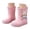 Pink, variant on Toddler and Kids' Rain Boots, Waterproof Rubber Rainboot, Girls/Boys Light Water Shoes for Park/Hiking