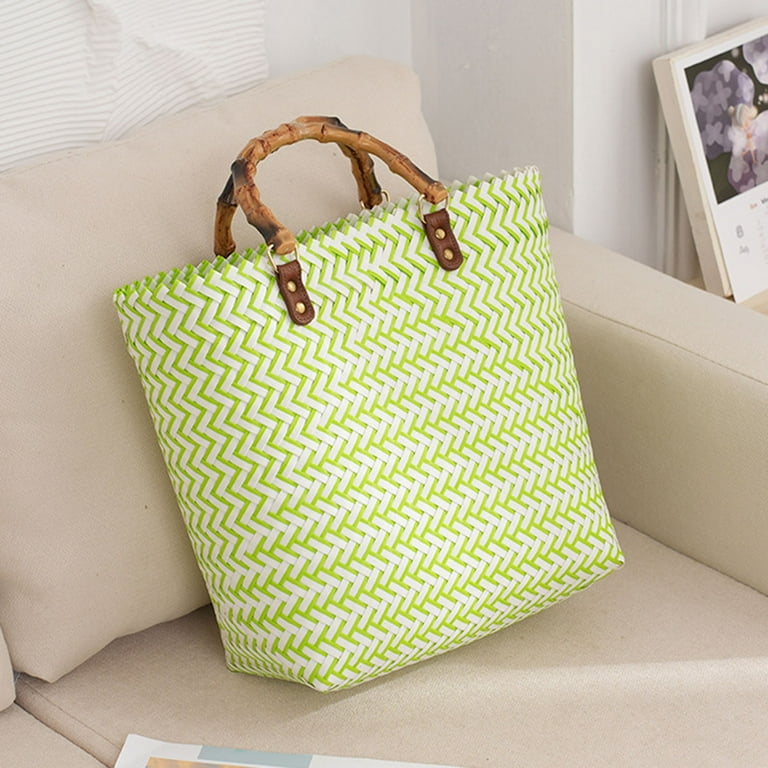 Wood beach bag sale