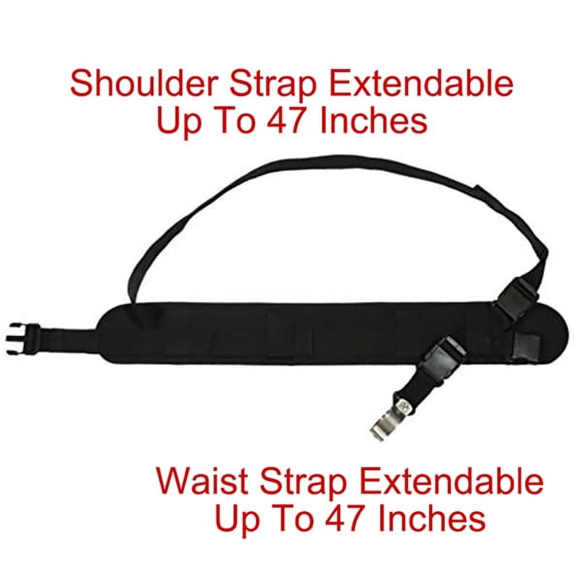 imerelez 24FT High Pressure Washer Telescopic Gun, Aluminum Extension Wand with Supportive Strap, 4000 PSI Max, 3/8" Quick Connect, for Driveway Roof Cleaning