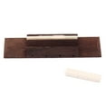 thumbnail image 2 of MasteelfCA 4 String Ukulele Guitar Bridge With Bone Saddle Rosewood Guitar Accessory, 2 of 7