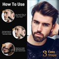 thumbnail image 4 of Pluma de relleno de barba, pluma de regeneración de forma de reparación de bigote de vello facial para hombres Likrtyny cuidado belleza, 4 of 6
