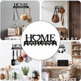 thumbnail image 3 of Wall Mount Metal Key Hanger Wall Decorative Key Rack Organizer Keychain Holder, 3 of 5
