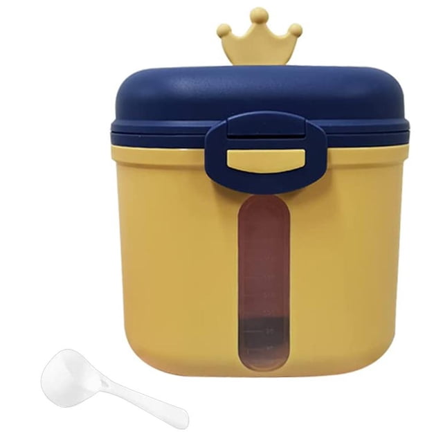 Caja Portátil De Leche En Polvo Con Balanza Y Cuchara Dispensador De Leche En Polvo De Alta Capacidad Caja De Almacenamiento De Aperitivos De Leche En Polvo Multifuncional Cateissary BA001276-01